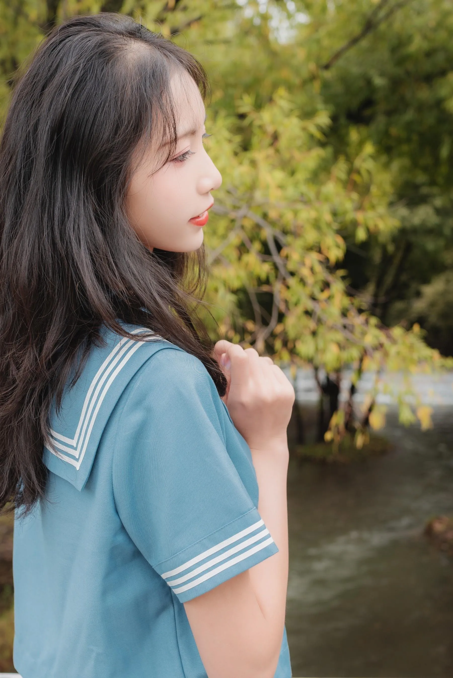 西瓜少女 NO.001 丽江写真JK [45P]插图6